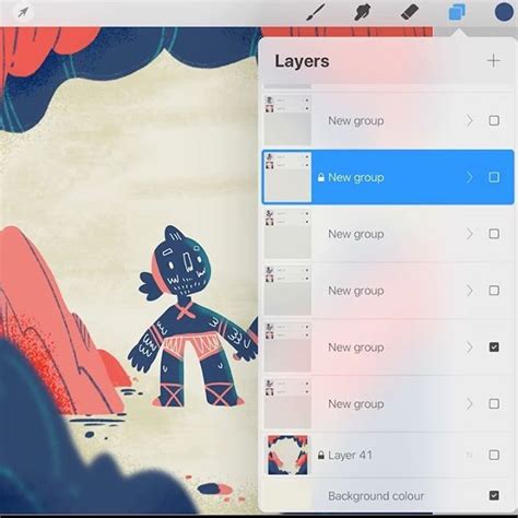 How To Group Frames In Procreate