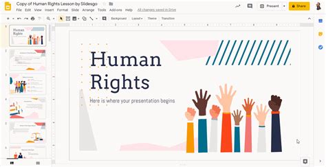 how to group on google slides ipad