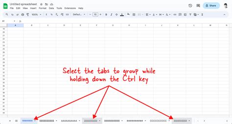 How To Group Tabs In Google Sheets