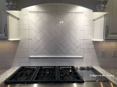 How To Grout Herringbone Backsplash