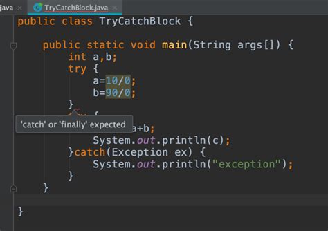 How To Handle Exception In Catch Block In Java