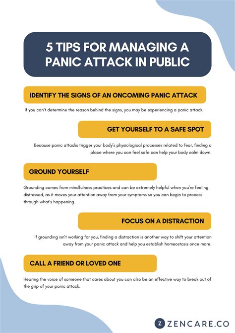 how to handle panic attacks in public
