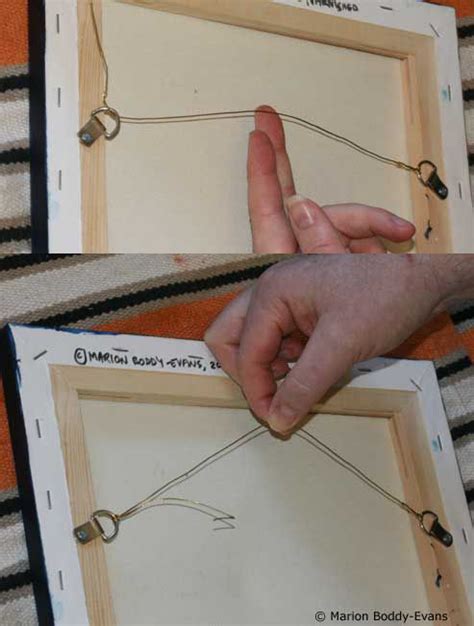 How To Hang A Canvas Board On Wall
