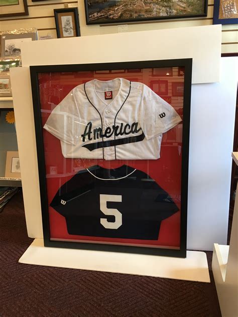 how to hang a jersey in a shadow box frame