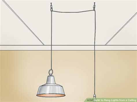 How To Hang A Light From The Ceiling