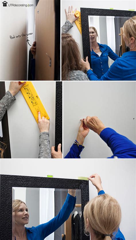 How To Hang A Mirror On The Wall With Hooks