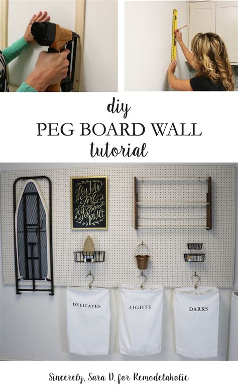 How To Hang A Pegboard On A Wall