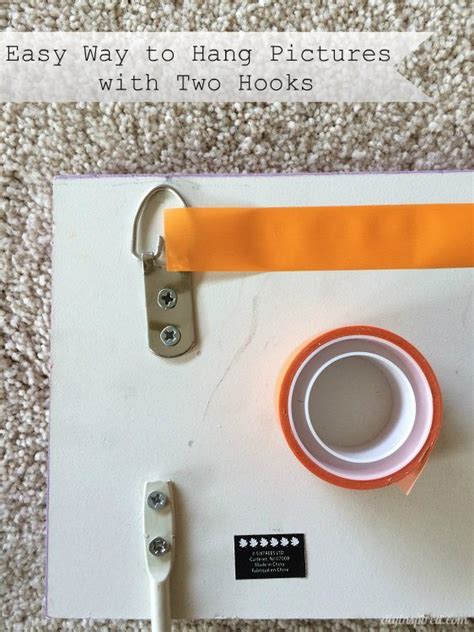 How To Hang A Picture With Hooks On Each Side