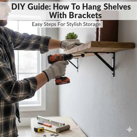 How To Hang A Shelf With String
