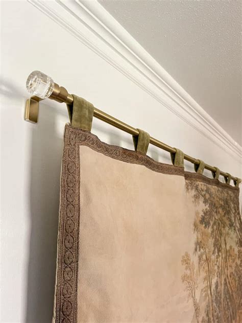 How To Hang A Tapestry With Loops