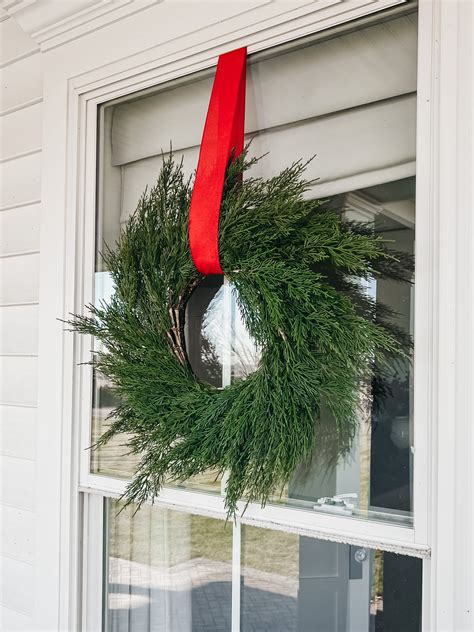 How To Hang A Wreath In Front Of A Window
