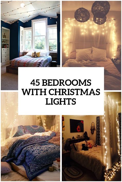How To Hang Christmas Lights In A Bedroom