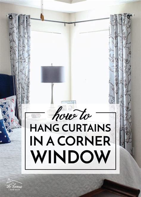 How To Hang Curtains On A Window That Is In A Corner