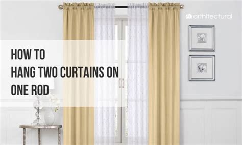 How To Hang Double Layer Curtains