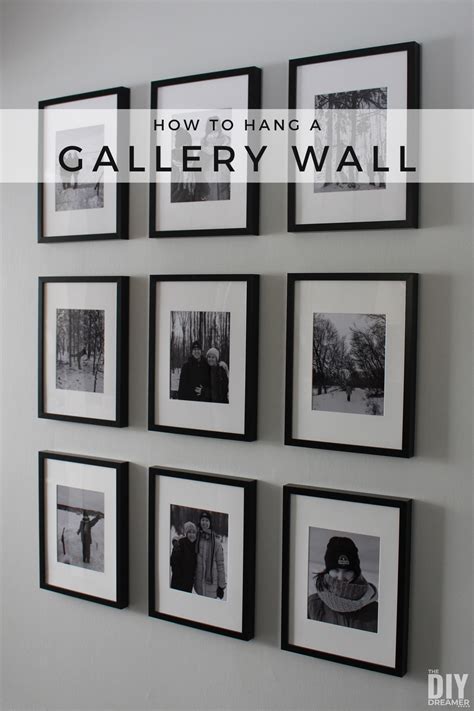 How To Hang Gallery Frames