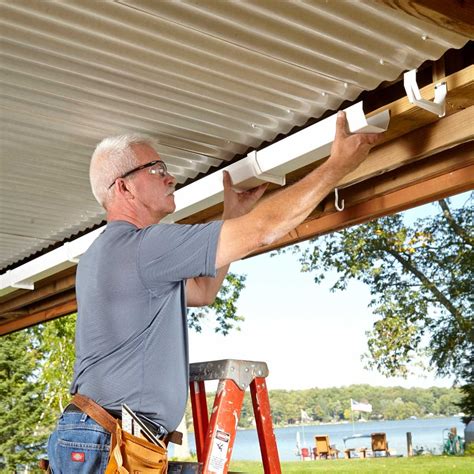 How To Hang Gutter Under Deck