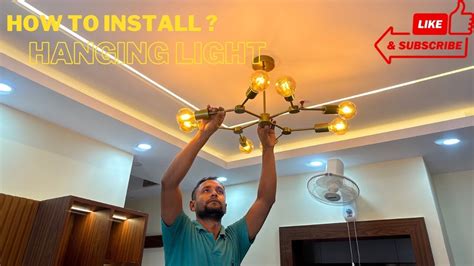 How To Hang Lights In False Ceiling