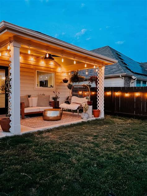 How To Hang String Lights In A Porch