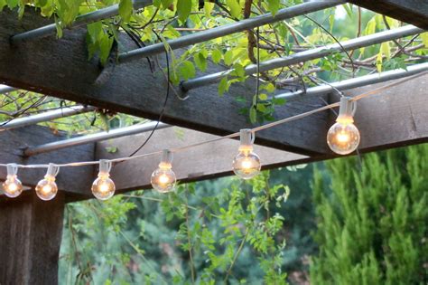 How To Hang String Lights On Trellis