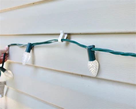 How To Hang String Lights With Clips