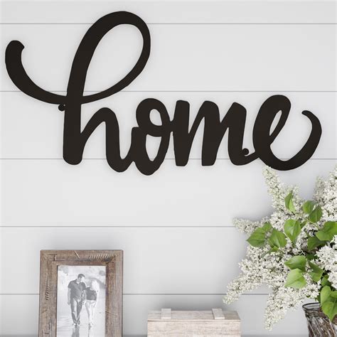 home.furnitureanddecorny.com:how to hang the word home on the wall
