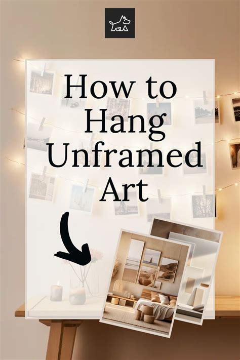 How To Hang Unframed Artwork