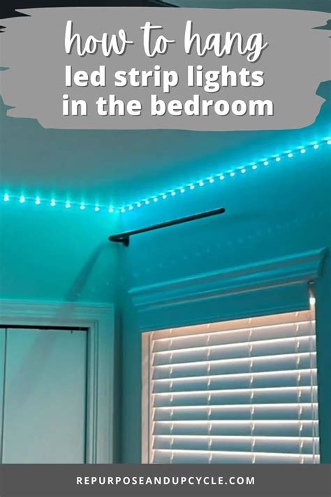 How To Hang Up Led Lights In Bedroom
