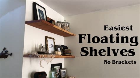 How To Hang Wall Shelves Without Brackets