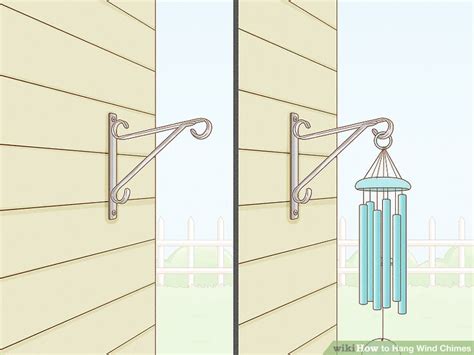 how to hang wind chimes from soffit