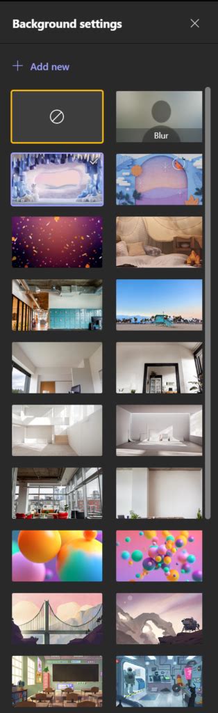 How To Have A Default Background In Teams