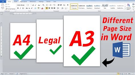 How to Change the Paper Size in Microsoft Word for Office 365 Support