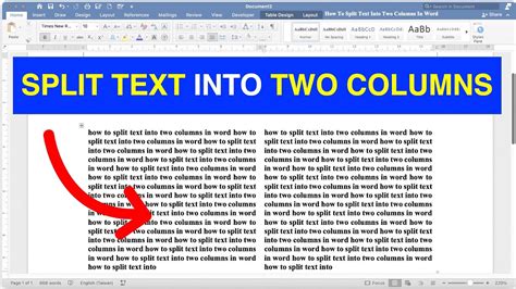 how to have two layouts in word
