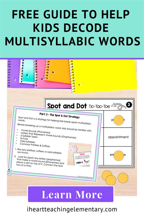 how to help students decode multisyllabic words