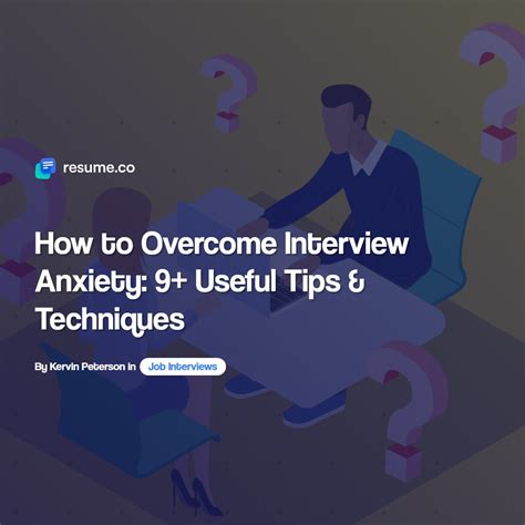 how to help with interview anxiety
