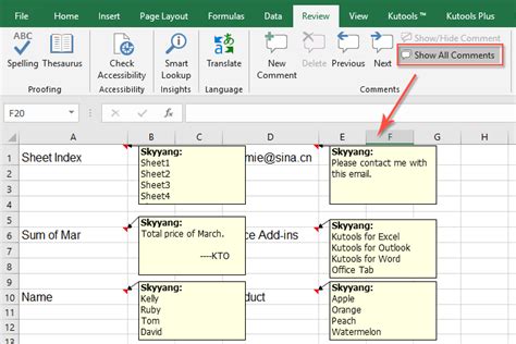 How To Hide All Comments In An Excel Sheet