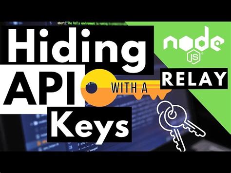 how to hide api key in node js