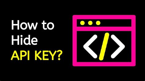 how to hide api key in website