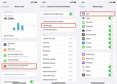how to hide apps on iphone from screen time