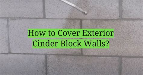 How To Hide Cinder Block Retaining Wall
