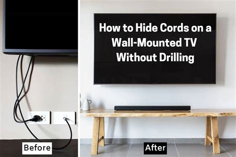How To Hide Cord Behind Wall