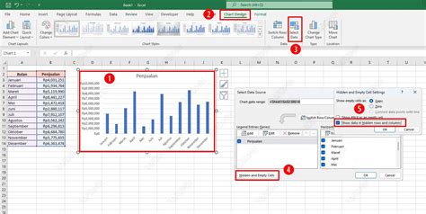 how to hide data in excel but keep graph