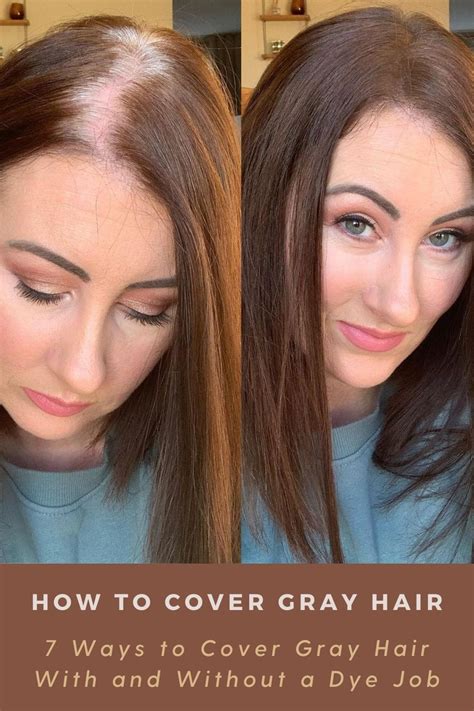 How To Hide Grey Roots While Growing Hair Out