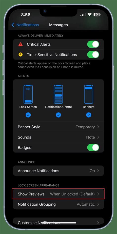 how to hide messages from lock screen