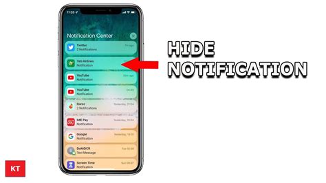 how to hide notifications on iphone home screen