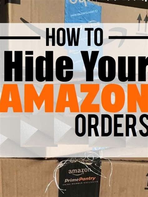 How To Hide Orders On Amazon
