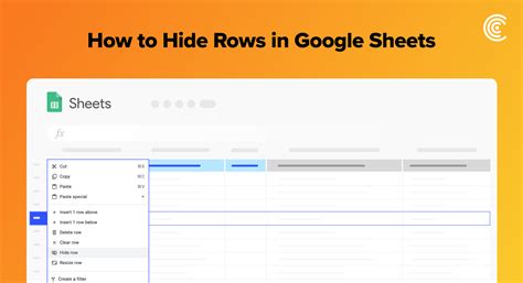 How To Hide Rows Google Sheets
