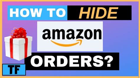 how to hide something from amazon order history