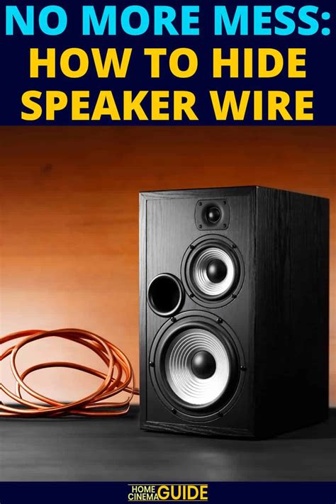 How To Hide Speaker Wire On The Wall