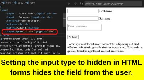 how to hide text in html using javascript