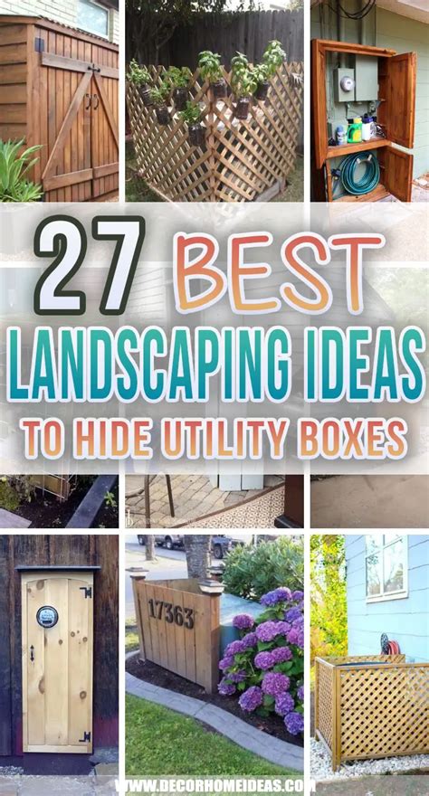 How To Hide Utility Boxes In Front Yard